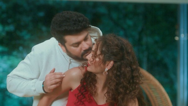 Srujan Lokesh and Rajani Bharadwaj in the song from GST