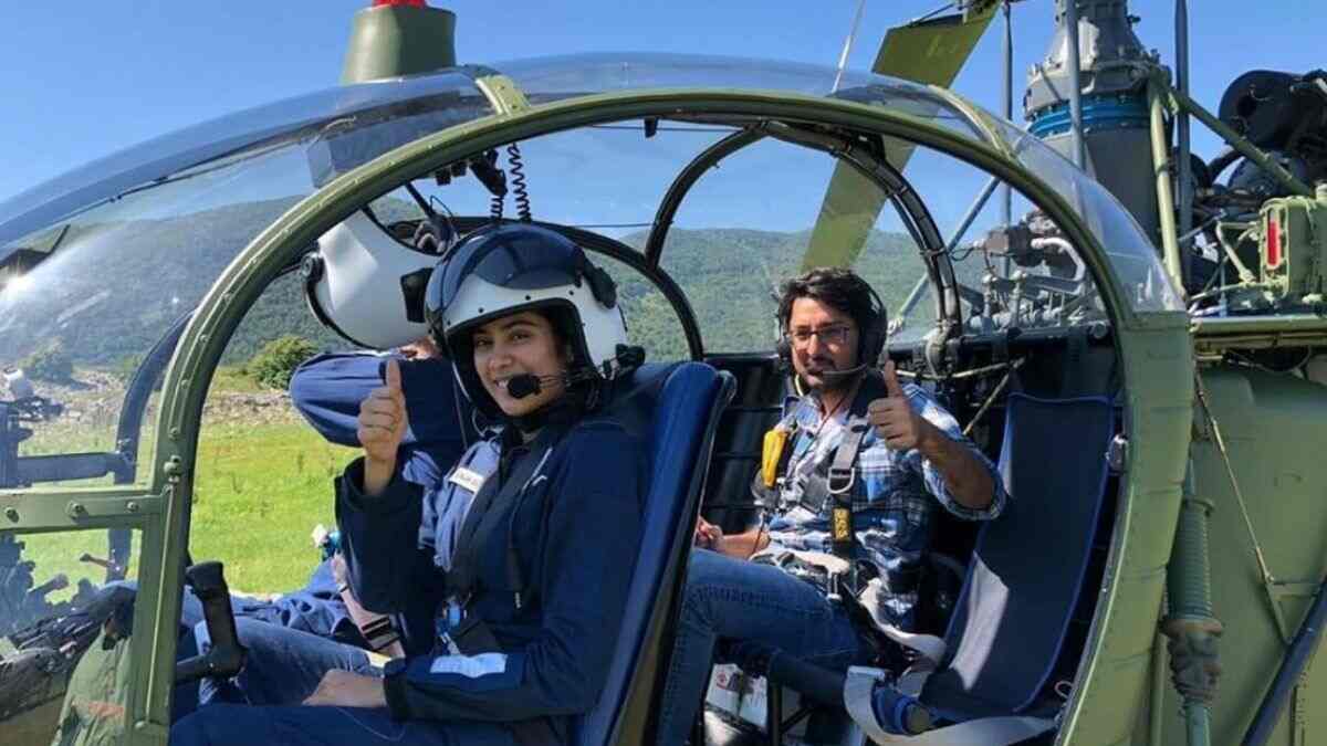 This film starring Pankaj Tripathi is based on the life of a young officer who made history by becoming the first Indian female Air Force officer to fly in a combat zone during which war?