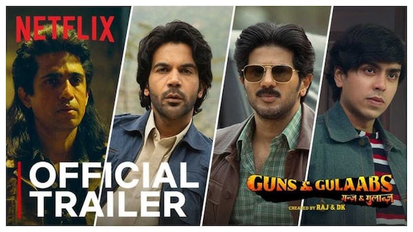 Guns & Gulaabs trailer: Rajkummar Rao, Dulquer Salmaan starrer is a homage to 1990s Bollywood, blending comedy, action and romance