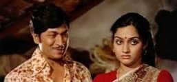 Dr Rajkumar and Madhvi in Haalu Jenu