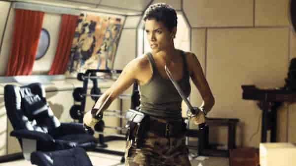 Halle Berry in a still from Die Another Day