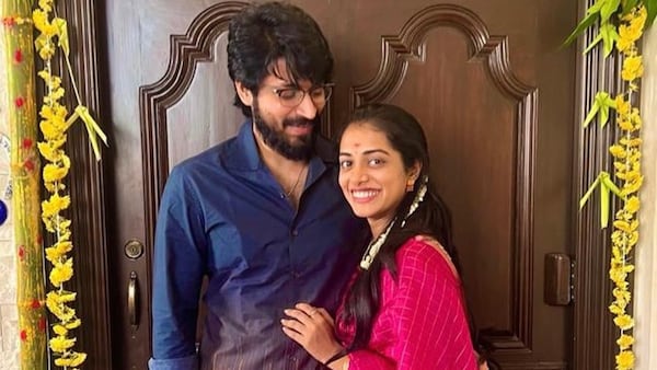 ​Harish Kalyan shares a new picture with wife post wedding, fans go aww