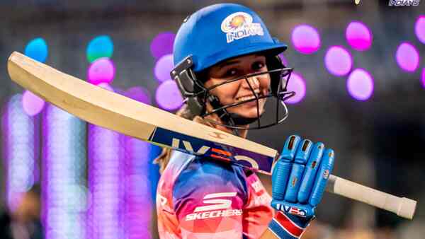 WPL 2024 - MI captain Harmanpreet Kaur pulls side back from brink of defeat with glorious 95*, fans call her 'legend'