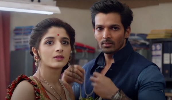 Harshvardhan Rane and Mawra Hocane in Sanam Teri Kasam