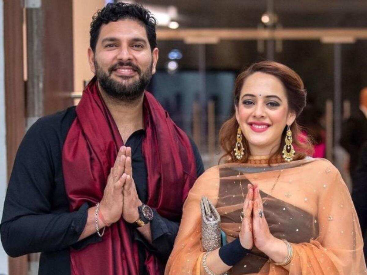 Hazel Keech and Yuvraj Singh