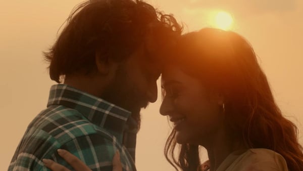 Dhananjaya and Payal Rajput in a still from the song
