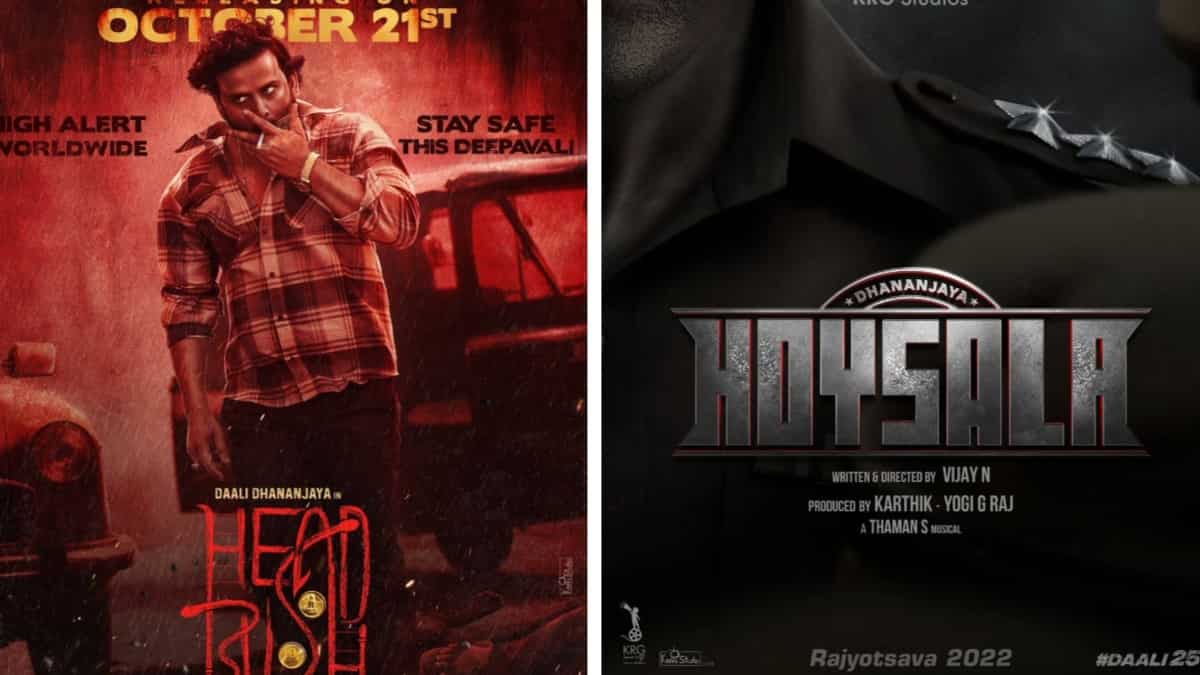 Dhananjaya announces October 21 as release date for Head Bush, only days ahead of his milestone