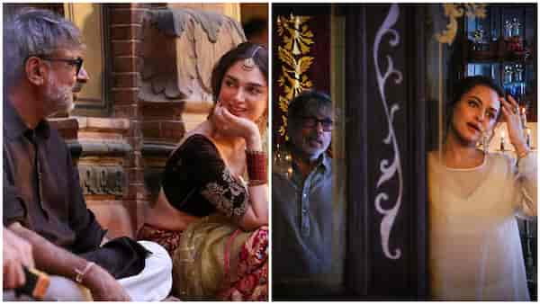 A gift for fans on Sanjay Leela Bhansali’s birthday - BTS pics from the royal sets of Heeramandi