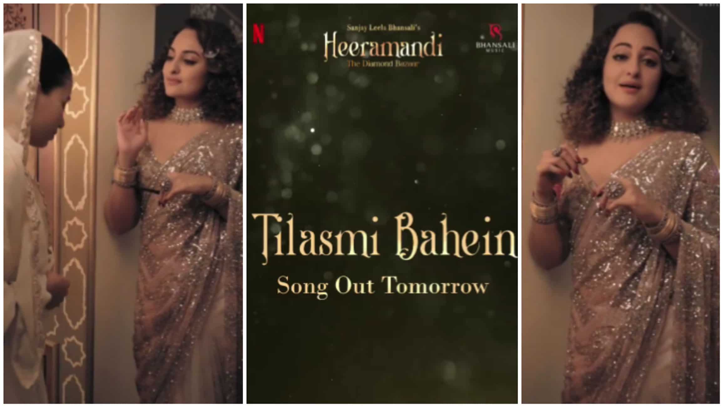 Heeramandi: The Diamond Bazaar – Sonakshi Sinha teases fans on series’ upcoming song Tilasmi Bahein | Watch
