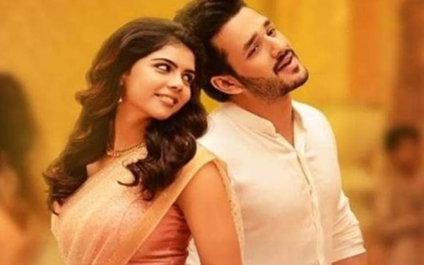Kalyani Priyadarshan and Akhil Akkineni in Hello