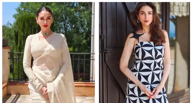 In Pics: Aditi Rao Hydari makes her Cannes Film Festival debut in an elegant Sabyasachi saree