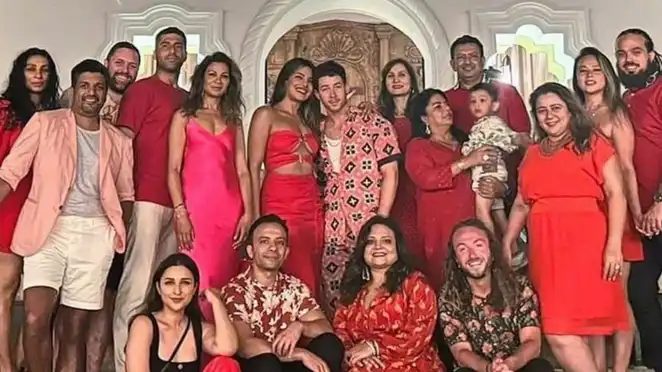 PHOTOS: Here are some visuals from Priyanka's seashore birthday celebration, which included "hugs, laughter, jet lag, tacos, and the oceans"