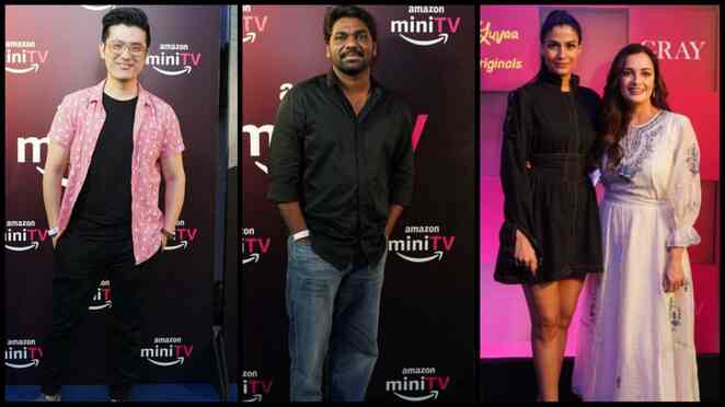 PHOTOS: From Nakuul Mehta to Dia Mirza, actors at screenings of Amazon miniTV short films, Gray and Tasalli Se 