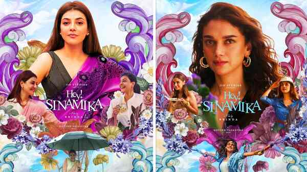 Team Hey Sinamika reveals first look of Kajal Aggarwal and Aditi Rao Hydari