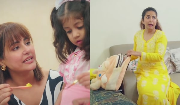 Pati Patni Aur Panga Episode 3 Preview: Hina Khan-Rocky Jaiswal, Avika Gor-Milind try their hands at parenting with chaos and laughter | Watch