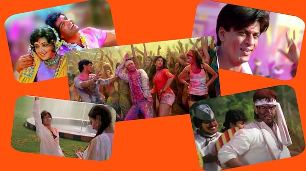 Holi Songs: Amitabh Bachchan, Shahrukh Khan, Ranbir Kapoor, Deepika Padukone celebrates Holi in Bollywood style