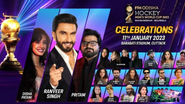 FIH Men's Hockey World Cup 2023: Ranveer Singh, Disha Patani among top attractions for opening ceremony