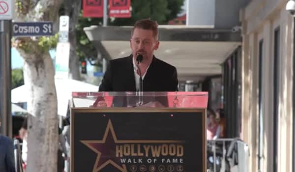 Home Alone actor Macaulay Culkin gets his Star on Hollywood Walk Of Fame, WATCH