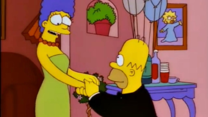 Homer proposal to Marge 