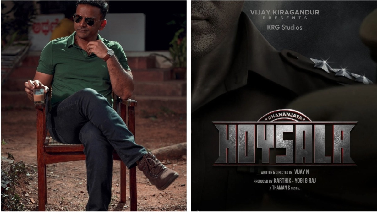 Hoysala first look: Presenting Daali Dhananjaya as police officer Guru Dev