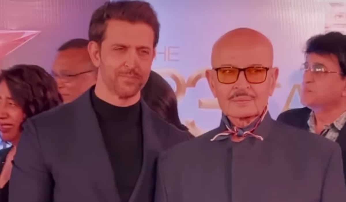 Rakesh Roshan and Hrithik Roshan The fatherson duo graces the ITA