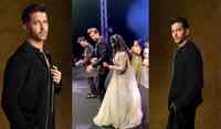 See Video: Hrithik Roshan DANCING with newlywed couple on stage!