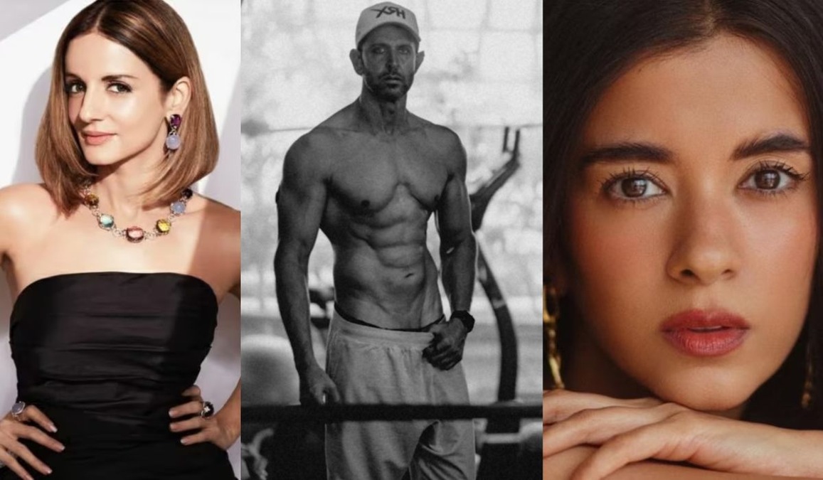 Hrithik Roshan’s ex-wife Sussanne Khan and rumoured girlfriend Saba Azad REACT to his shirtless photo!