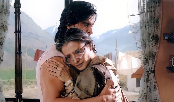 Hrithik Roshan and Rekha in Krrish