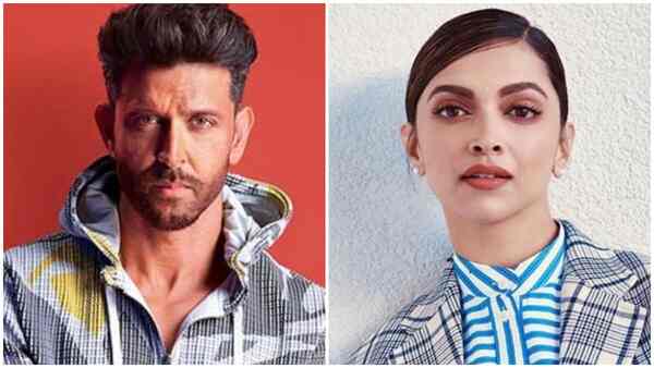 Fighter Diaries: Finally, here's a photo of Hrithik Roshan and Deepika Padukone together, straight from Italy