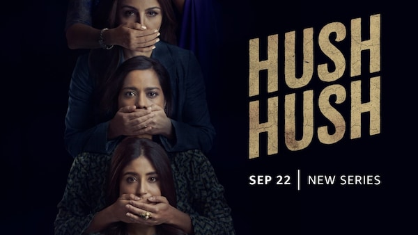 Juhi Chawla and Ayesha Jhulka in the new Hush Hush Poster