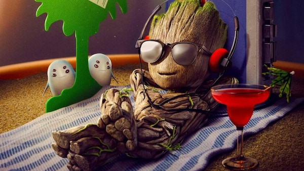 I Am Groot first look: Baby Groot chills out with his favourite tunes