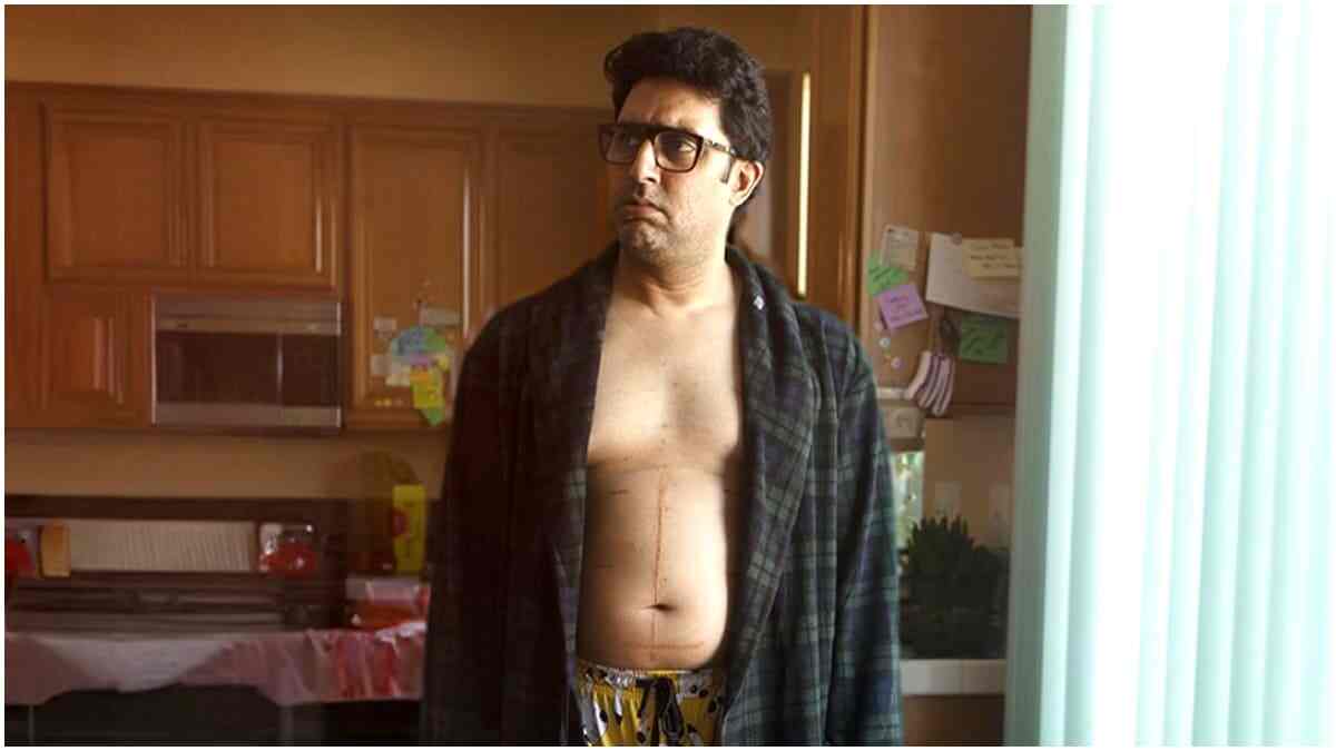 Abhishek Bachchan’s I Want To Talk poster introduces a grumpy men flaunting his potbelly; November release date confirmed