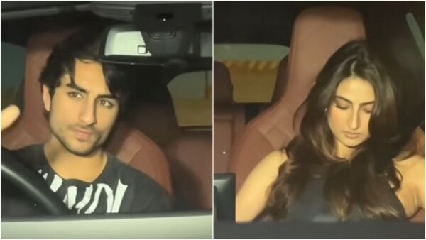 Saif Ali Khan's son Ibrahim and Palak Tiwari steal the spotlight on date night | Watch