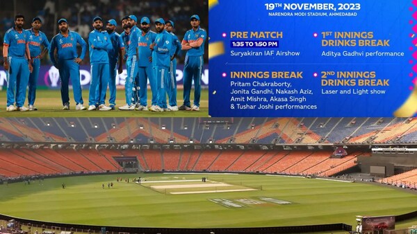 ICC World Cup 2023 Final: Official entertainment schedule OUT! Pritam, Jonita Gandhi’s performance confirmed; Dua Lipa to be absent