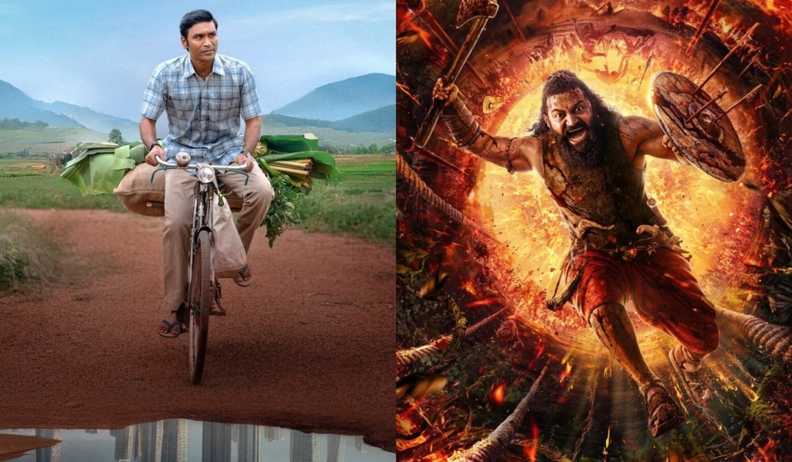 Idli Kadai Vs Kantara Chapter 1: Which actor’s directorial will win; Can Dhanush's feel-good drama sustain Rishab Shetty’s pan-India franchise?