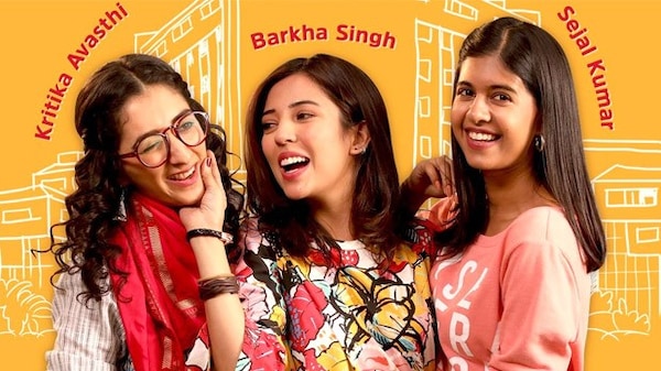 Engineering Girls Barkha Singh and Kritika Avasthi had a blast during the shoot for the web series