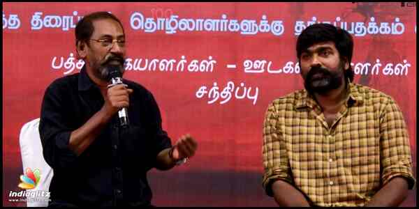 Vijay Sethupathi feels like a 'sinner' as he could not spend time with Laabam director SP Jananathan 