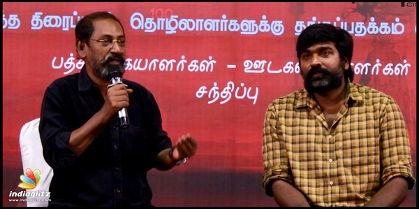 Vijay Sethupathi feels like a 'sinner' as he could not spend time with Laabam director SP Jananathan