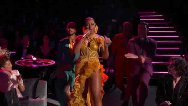 Oscars 2022: Encanto cast and Megan Thee Stallion take the stage to sing ‘We Don’t Talk About Bruno’