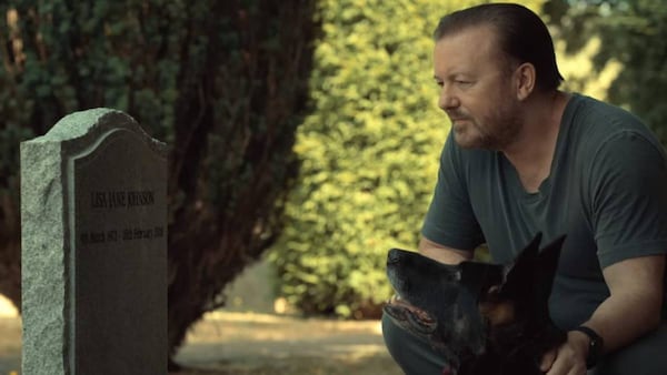 In After Life, Gervais plays Tony, a widowed journalist.