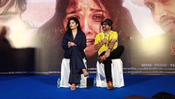 Harsh Warrdhan interacting with media
