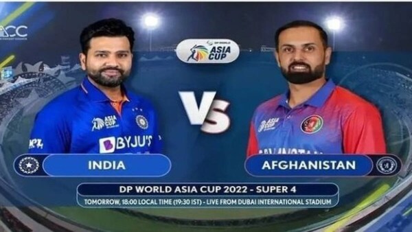 IND vs AFG Asia Cup 2022: When and where to watch India vs Afghanistan Super 4 Live