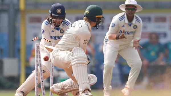 IND-W vs AUS-W: Few fans present at Wankhede Stadium sing 'Vande Mataram' during One-off Test