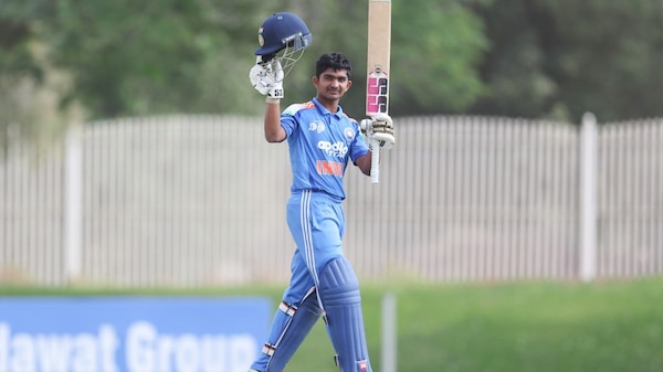 India under-19's Avigyan Kundu scored 209 off 125 balls against Malaysia. Image | Asian Cricket Council
