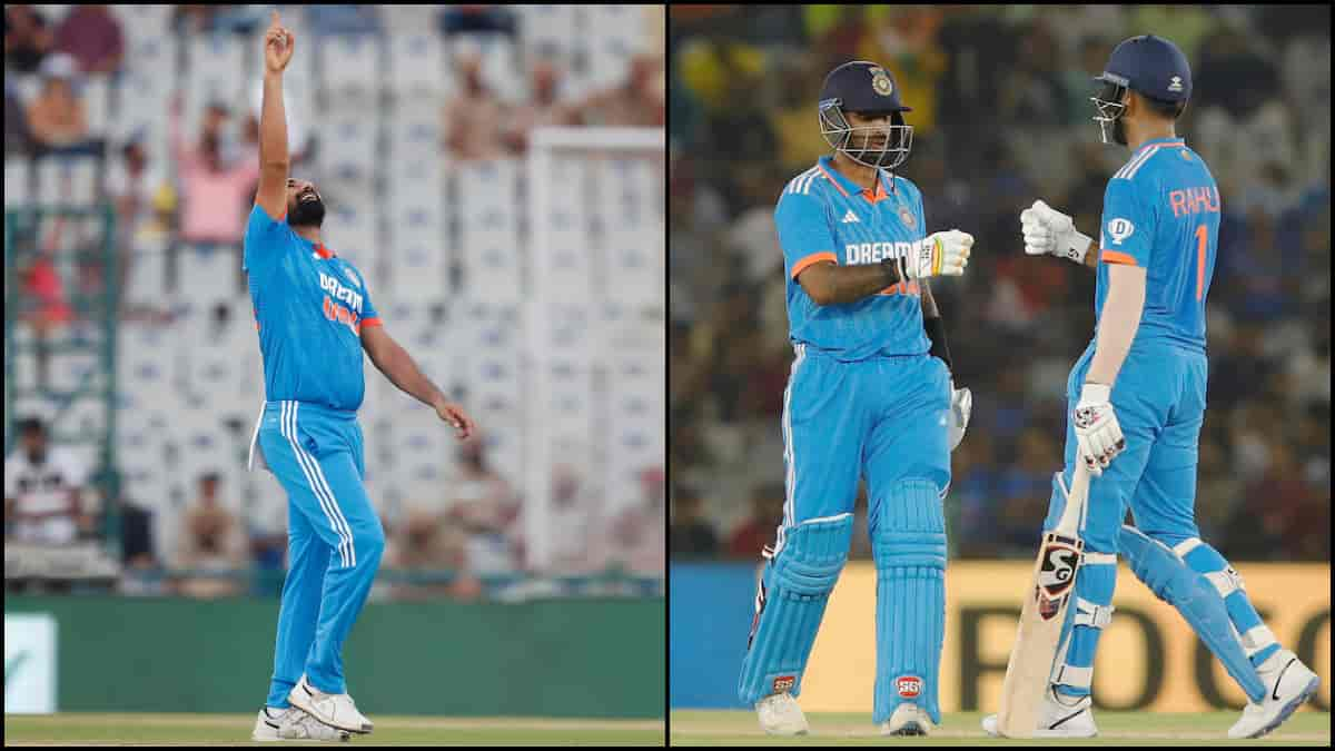 IND vs AUS: Shami's fiery spell and Gill-Ruturaj, Rahul-SKY partnerships seal 1st ODI win for India