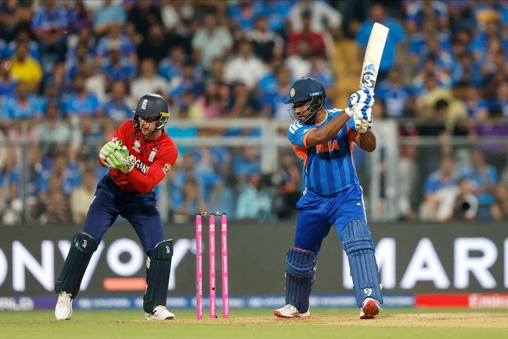 India vs England, semi-final LIVE: Sanju's fireworks take India to 67/1 at the end of powerplay