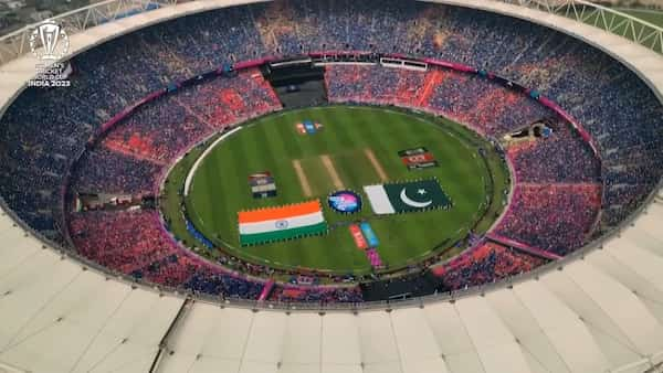 ODI World Cup 2023: 'Goosebumps' as Team India, fans sing National Anthem in high-stakes match vs Pakistan | WATCH