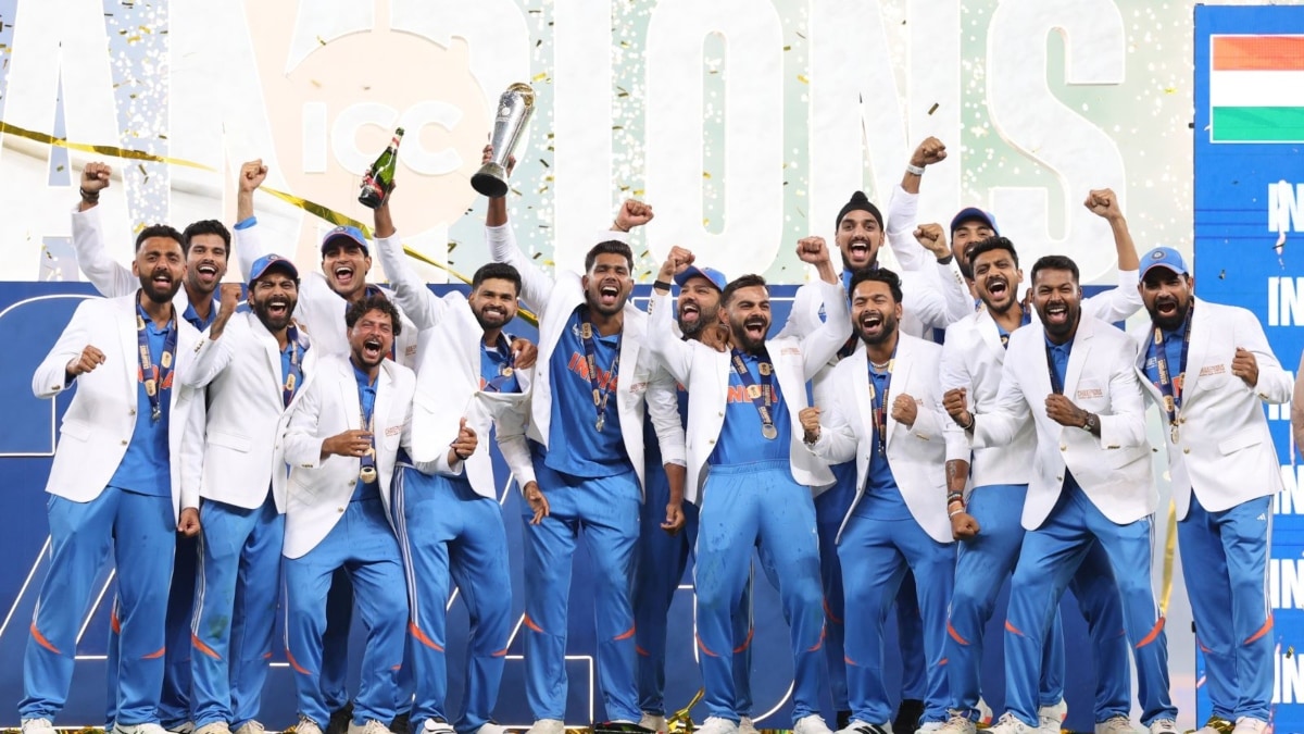 India wins its 3rd ICC Champions Trophy title, beats New Zealand by four wickets