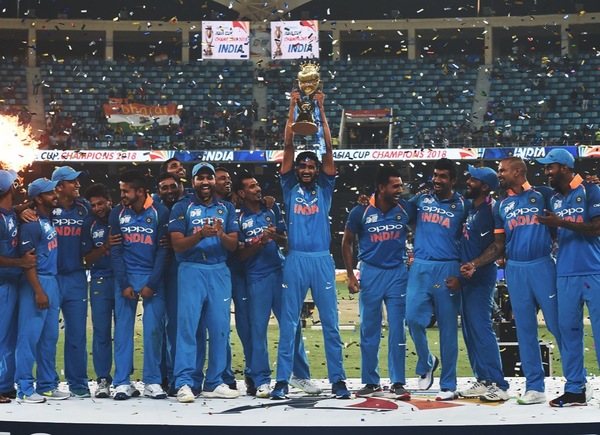 India won the 2018 Asia Cup. Image | ICC on X