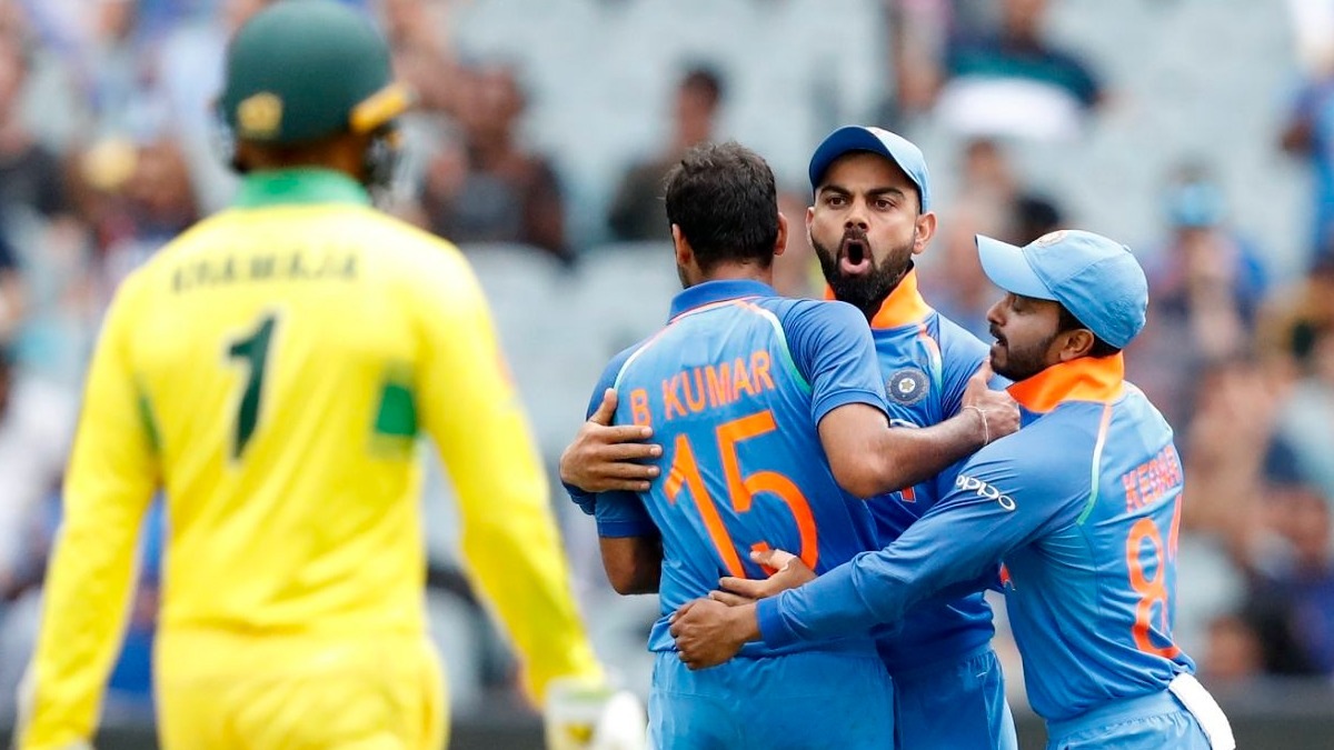 When was the only time Virat Kohli led India to a bilateral ODI series win against Australia in Australia?